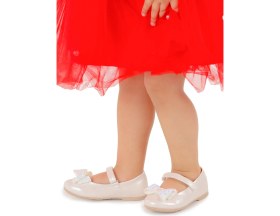 Resim Kiko Kids Cırtlı Fiyonklu Kız Çocuk Babet Ayakkabı Ege 200 Cilt 