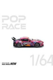 Resim HOT WHEELS Pop Race 1/64 Darwin Pro 66G Wbk Supra A90 1087X Lion Dance 