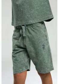 Resim U.s. Polo Assn Erkek Çocuk Bermuda Takım Us2036 Yeşil 