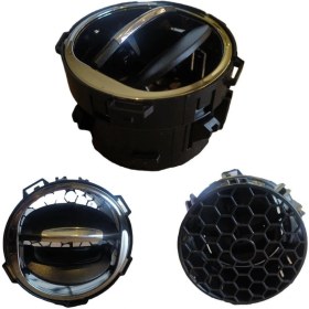 Resim Moda Garage Clio 4 Havalandırma Izgarası Yan Köşe Kısım 1 Adet Krom Siyah 