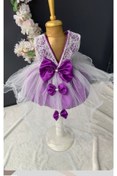 Resim biyan collection Kız Bebek Mevlüt Takımı Gelinlik Abiye Elbise Bebek Doğum Baby Shower Hediyesi 