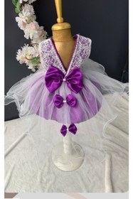 Resim biyan collection Kız Bebek Mevlüt Takımı Gelinlik Abiye Elbise Bebek Doğum Baby Shower Hediyesi 