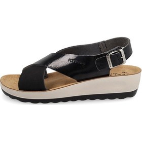 Resim Sandalet Kadın 42 G61 3c Fly Flot Synthetıc Sandal Black Siyah 