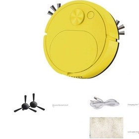 Resim Usb Şarjlı Otomatik Robot Süpürge - Sarı Um55261-1 Yurt Dışından Sarı 