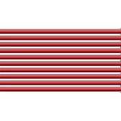 Resim 10 Adet Araba Klima Vantilyatör Dekorasyon Şeridi - Kırmızı, Dayanıklı Pvc, Tüm Düz Vantilyatörlere Uygun, Kolay Kurulum 