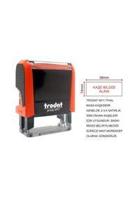 Resim Trodat 4911 - İsim-ünvan Kaşesi Mavi N11.10685 