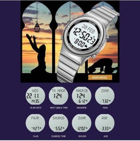 Resim Yingfu Skmeı 2200 Çelik Kayış Dijital Tarih Elektronik Saat - Siyah Spor Kişisel Saat Çok Renkli 