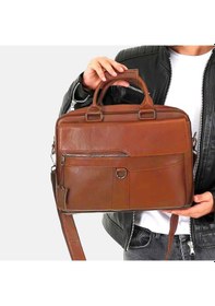Resim Lederax Hakiki Deri Evrak Portföy Laptop Çantası Ld481 Taba 