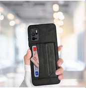 Resim Xiaomi Redmi Note 11 Se Standlı Kartlıklı Lüx Deri Kılıf Siyah Tdrtr 