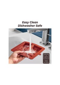 Resim Silikon Kalıp Dubai Çikolata Yıldız Ve Kare Desenli Çift Tablet Dubai Çikolatası Kalıbı Renksiz 