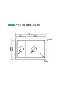 Resim Real Stone P018 Bergama Granit Evye Cappucino 70 X 46 Cm Tezgah Üstü-altı Cappuccino 