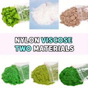 Resim 10G Gelişmiş Çim Tozu Yapıştırıcı Naylon Malzeme Model Çim Tozu Mimarlık Kum Masası Malzemesi Çevre Sanat DIY Çim Keçe Çim Peyzaj Sahne Ağaç Tozu Simülasyon Çim 