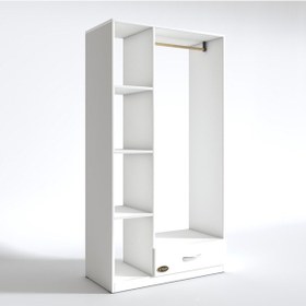 Resim Kenzlife giysi dolabı mengühan 175*90*40 byz gardırop 1 çekmeceli 