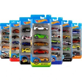 Resim Hot Wheels City Police Pursuit 5 Beşli Araba Setti Erkek Çocuklar İçin Özel Tasarım Oyuncak 