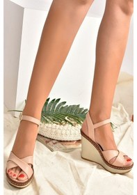 Resim Fox Shoes Ten Kadın Dolgu Topuklu Ayakkabı 9674040209 