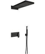 Resim Fause Fau110-B Ankastre Comfort Panel Şelale Duş Seti Siyah 