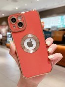 Resim Musal Iphone 13 Tam Uyumlu Kılıf Parlak Kamera Lens Koruyuculu Luxury Design 