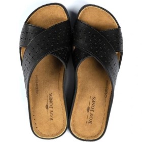 Resim Roy Jones Kadın Ortopedik Yumuşak Tabanlı Terletmeyen Çift Bantlı Hasır Tipi Delikli Rahat Anne Ev Içi Terliği 