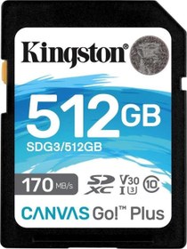 Resim Canvas Go Plus SDG3/512 GB SD Hafıza Kartı 