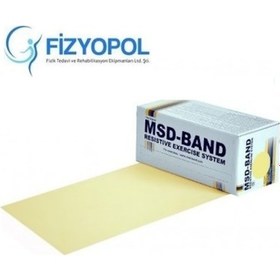 Resim Msd Moves Band 1.5 Metre Ten Egzersiz ve Pilates Direnç Bandı 