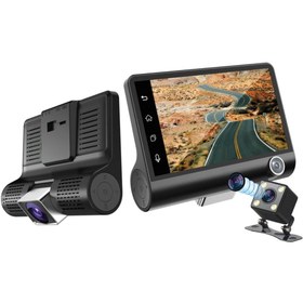 Resim Kensa C-657 Hd 3 Kamera Tf Kart Araç Içi Kamera 