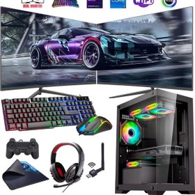 Resim Rogame i7 14700F 32GB DDR4 1TB M2 12GB ARC B580 Çift 24" Mon. Oyun Bilgisayarı (Gaming SET) 