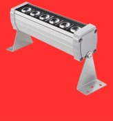 Resim MSV TEKNOLOJİ 20 cm 6 Watt Kırmızı Işık Wallwasher Duvar Boyama IP65 