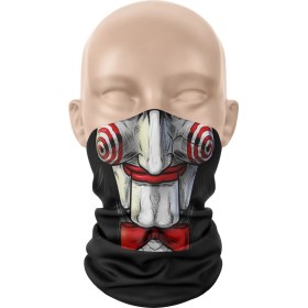 Resim Dair Aksesuar Testere Desenli Maske Bandana Boyunluk Outdoor Balaklava 