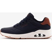 Resim Skechers Uno - Suited On Air Erkek Lacivert Sneakers 183004 Nvy Lacivert 