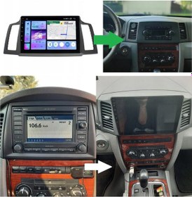 Resim Jeep Grand Cherokee Android Multimedya Sistemi 4-64 Cadence 2006-2007 +360 Kamera 9" 