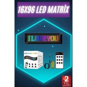 Resim Zero Land Nrzsnt Digital Araba Yazısı Ekran Matrix En Büyük Boy Matrix LED Panel 