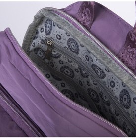 Resim Nas Bag Kadın Çok Gözlü Su Geçirmez Water Proof Ultra Hafif Sırt Çantası Mor 