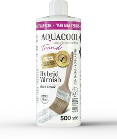 Resim Aqua Cool Yarı Mat 500 Ml. Trend Hibrit Vernik (T-1214/0,50) 