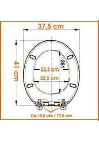 Resim Klozet Kapağı Kırılmaz Klozet Kapağı Plastik Beyaz 204 