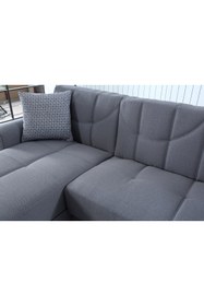 Resim Vivense MEYRA KÖŞE KOLTUK, KOYU GRİ 