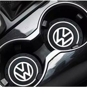 Resim Vw Silikon Bardak Altlığı Volkswagen İle Uyumlu Polo Golf Passat 