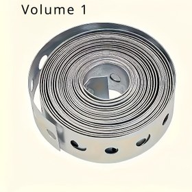 Resim 1 Rulo Galvanize Çelik Şerit, Önceden Delinmiş Çok Fonksiyonlu Delikli Metal Kayış, Boru Destek ve Levha Metal İşleme için, Karbon Çelik, Pas Önleme 
