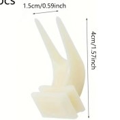 Resim Fochsia 6'lı Kuş Kafesi Meyve Çatalı Seti, Dayanıklı Papağan Yemek Çatalı, Büyük Boy 