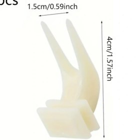 Resim Fochsia 6'lı Kuş Kafesi Meyve Çatalı Seti, Dayanıklı Papağan Yemek Çatalı, Büyük Boy 