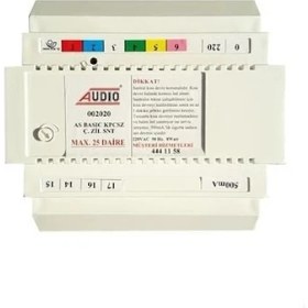 Resim AUDIO 002020 AS-202 Kapıcısız Zil Diafon Konuşma Santrali 