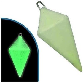 Resim Olta Kurşunu Fosforlu Kısa Telli Piramit 125 Gr 125 GR 