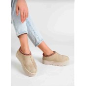 Resim Shyne Shoes Içi Kürklü Kalın Taban Ev Ayakkabısı&süet Terlik 