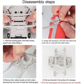 Resim Ebitda Mavic Mini/mini 2 İçin Suya İniş Takımı - Yüzer Plastik Şamandıra 