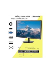 Resim Avenir Av-M19A 19" Led Monitör Usb / Hdmi / Vga Dahili Hoparlör 