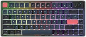 Resim Coverzone Ajazz AK832 Pro Gasket Mount Low Profile, TFT Ekranlı 3 Modlu Outemu Brown Switch RGB Klavye Siyah Klavye/Brown Switch 