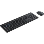 Resim Rapoo 8110M Wireless Kablosuz 1300 Dpı Klavye Mouse Set Türkçe siyah Q 