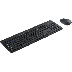 Resim Rapoo 8110M Wireless Kablosuz 1300 Dpı Klavye Mouse Set Türkçe siyah Q 