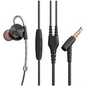 Resim Qkz Dm10 Siyah Metal Manyetik Kablolu Kulaklık - 12mm Hoparlör, Mikrofonlu, Kol Kontrol, 3.5mm Bağlantı, Spor Ve Günlük Kullanım Dm10 DM10 