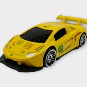 Resim Metal Mini Arabalar 8 cm - Sarı - 1 (Lisinya) 