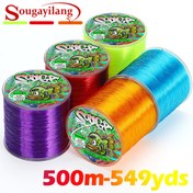 Resim Sougayilang 500m/540yds Naylon Balıkçılık İpi, Renkli Güçlü Korozyona Karşı Dirençli Ana Hat ile 7-38lbs(3.18-17.24kg) Çekme, Numara 0.8#-8.0#, Çıktı: 
